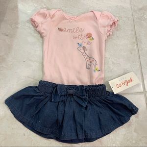 Set skirt bodysuit body onesise 2 pieces newborn